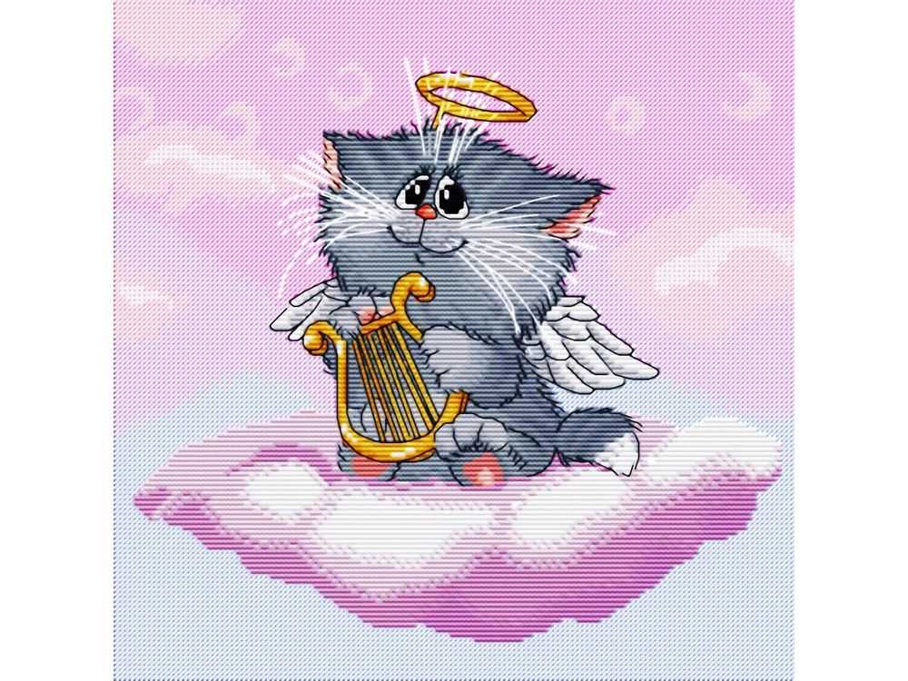 Схемы вышивки художник кот 74