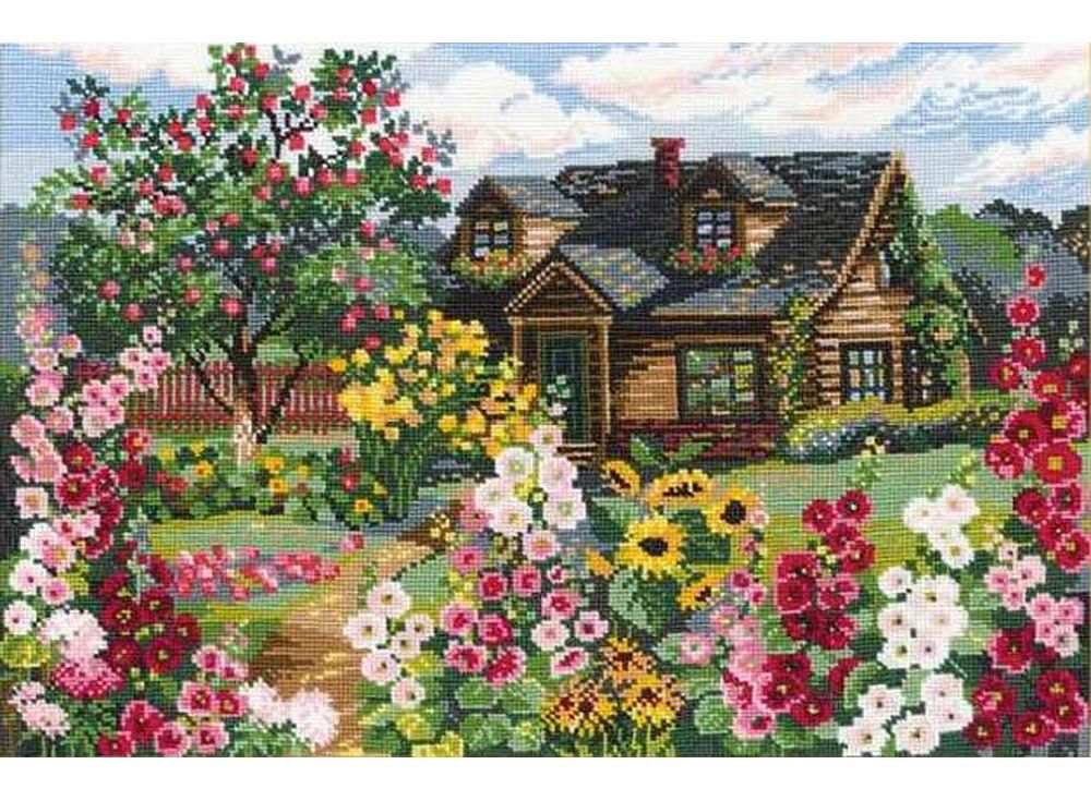 Cottage garden схемы для вышивки