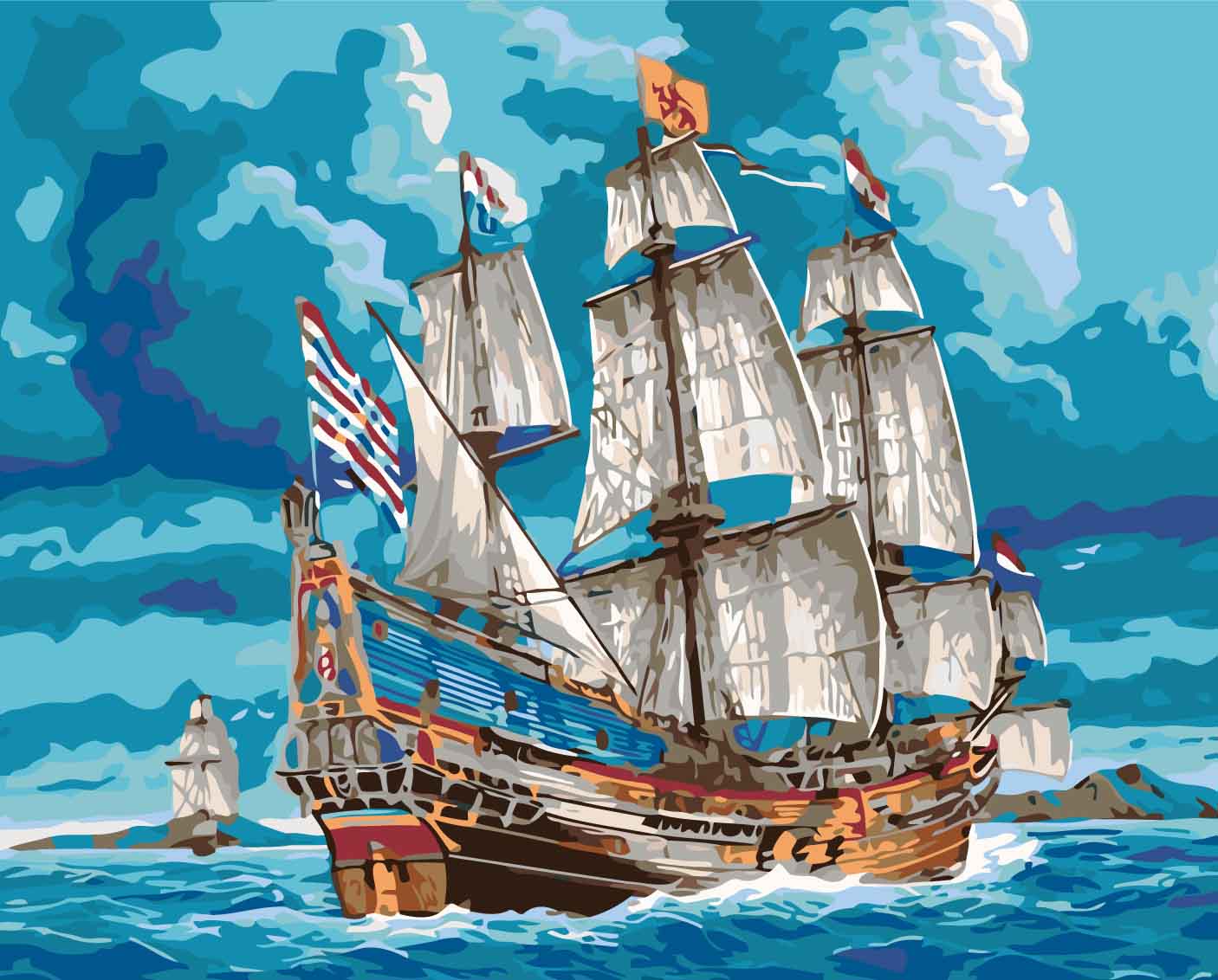 картинки с кораблями и парусниками для декупажа