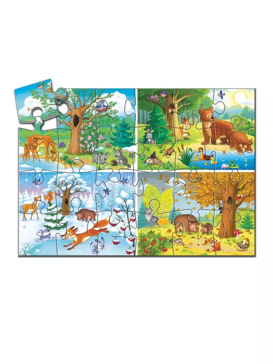 Умные пазлы «Времена года» — картинка 2