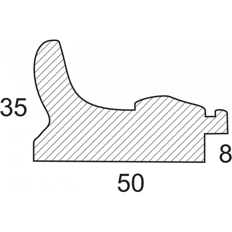 Багет для картины на подрамнике 40 на 50