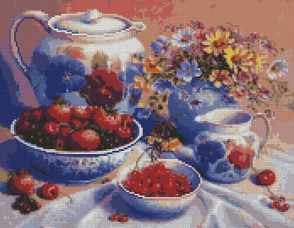 Алмазная мозаика на кухню картины