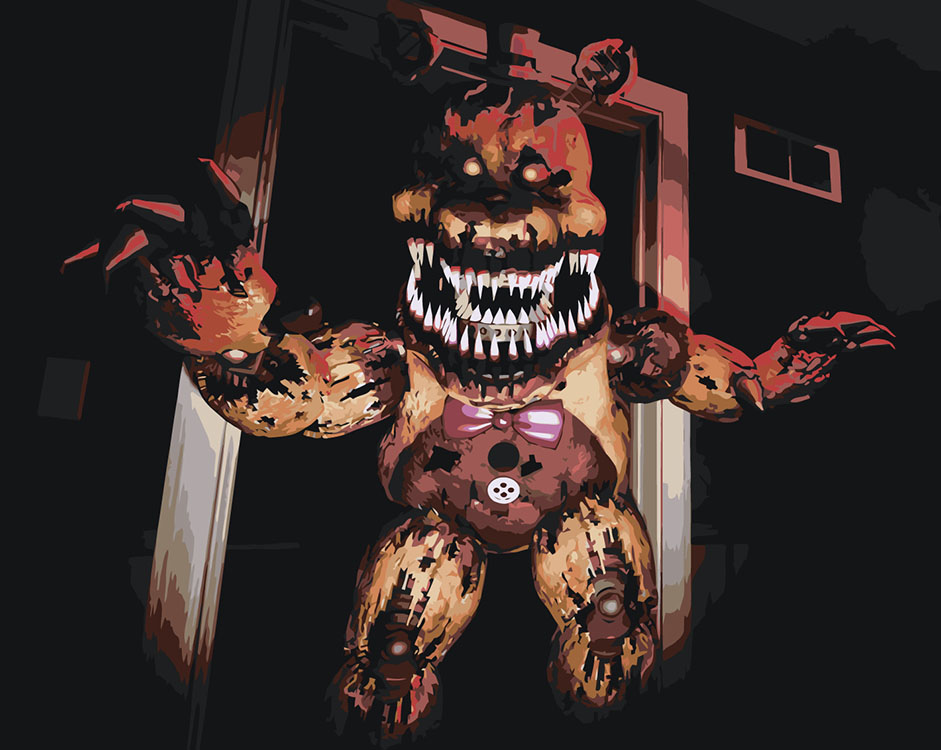 ФНАФ 5 VR Фредди. Five Nights at Freddy's 4 VR. Убийственные АНИМАТРОНИК.