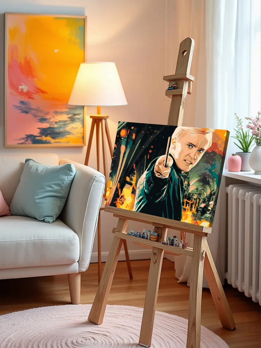 Картина по номерам «Гарри Поттер: Драко Малфой» — картинка 9