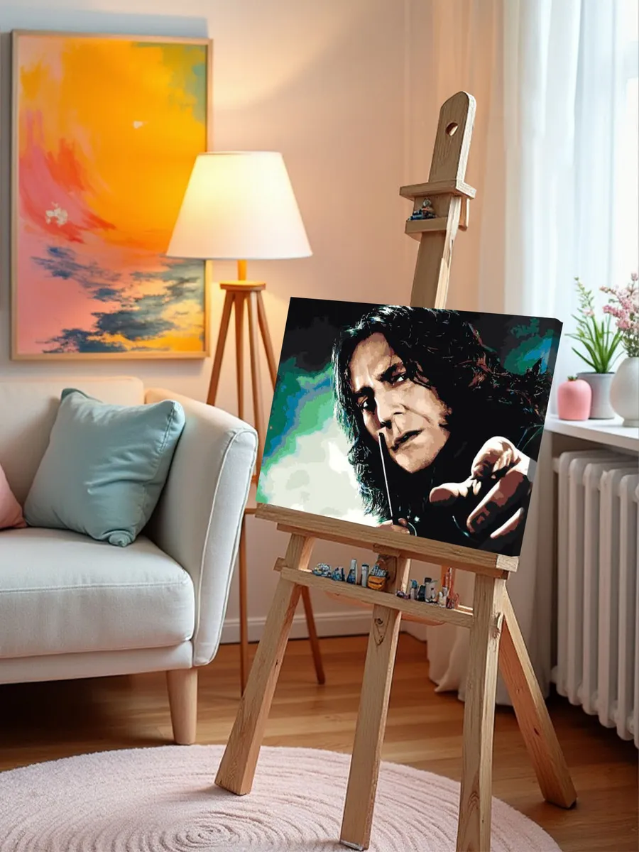 Картина по номерам «Гарри Поттер: Северус Снегг» — картинка 9