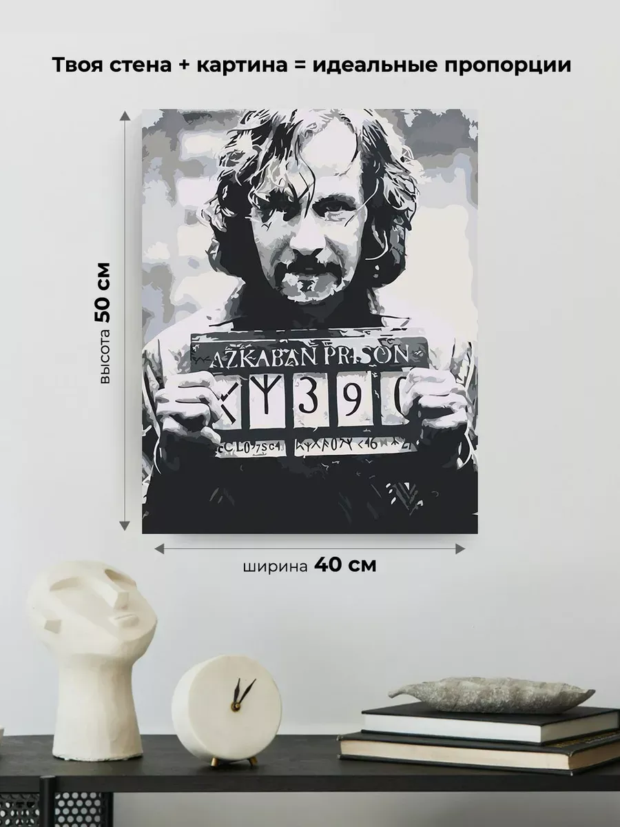 Картина по номерам «Гарри Поттер: Сириус Блэк» — картинка 3