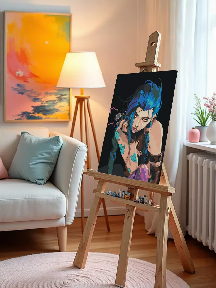 Картина по номерам «League of legends. Аркейн: Джинкс 7» — картинка 9