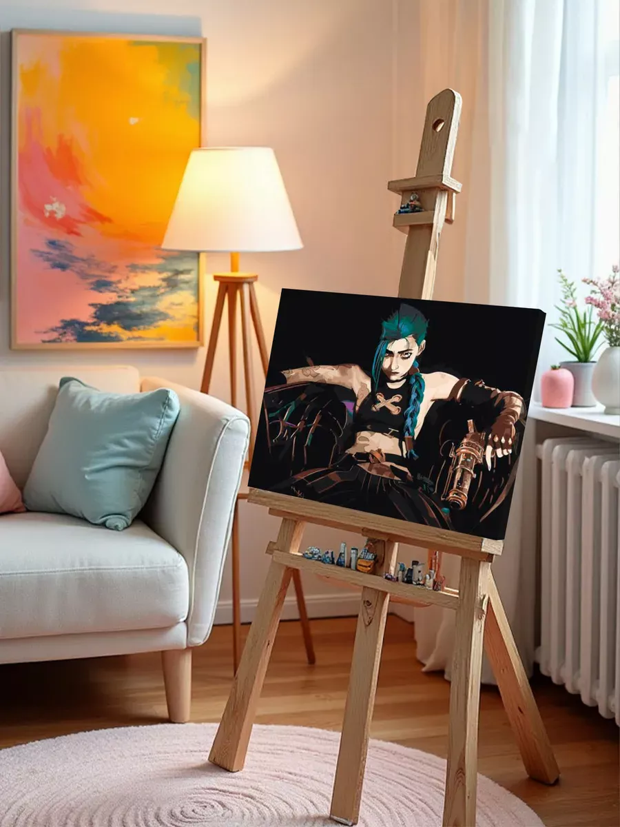 Картина по номерам «League of legends. Аркейн: Джинкс 8» — картинка 9