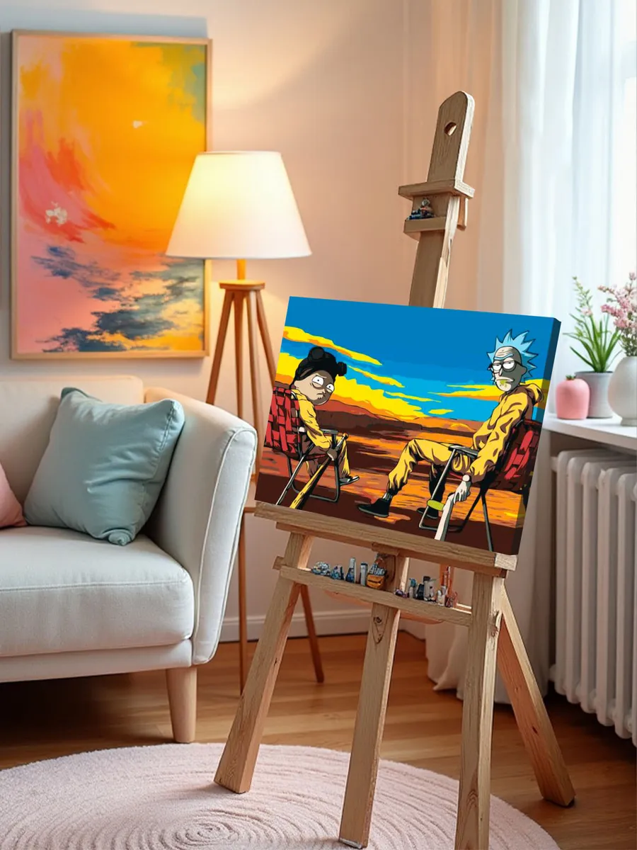 Картина по номерам «Рик и Морти: Во все тяжкие» — картинка 10