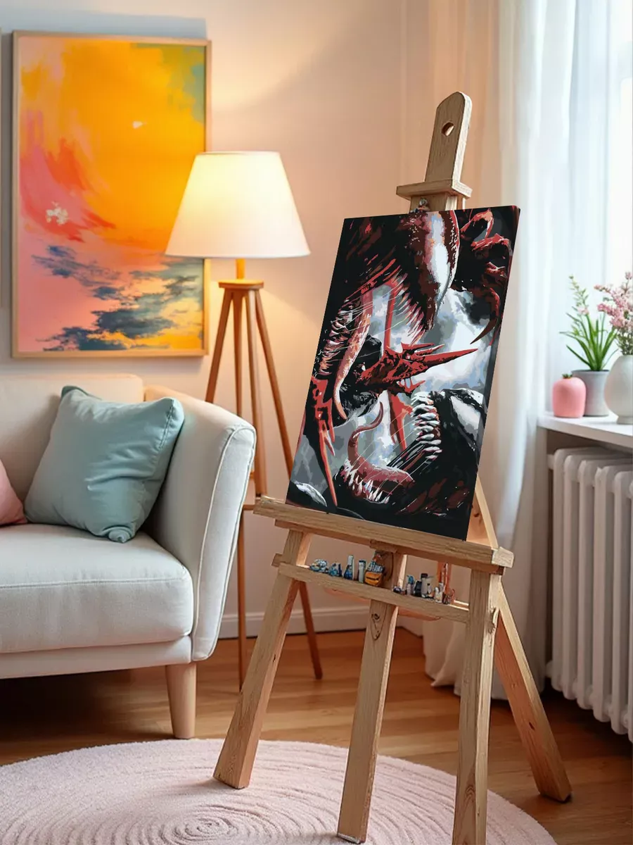 Картина по номерам «Веном: Битва» — картинка 9