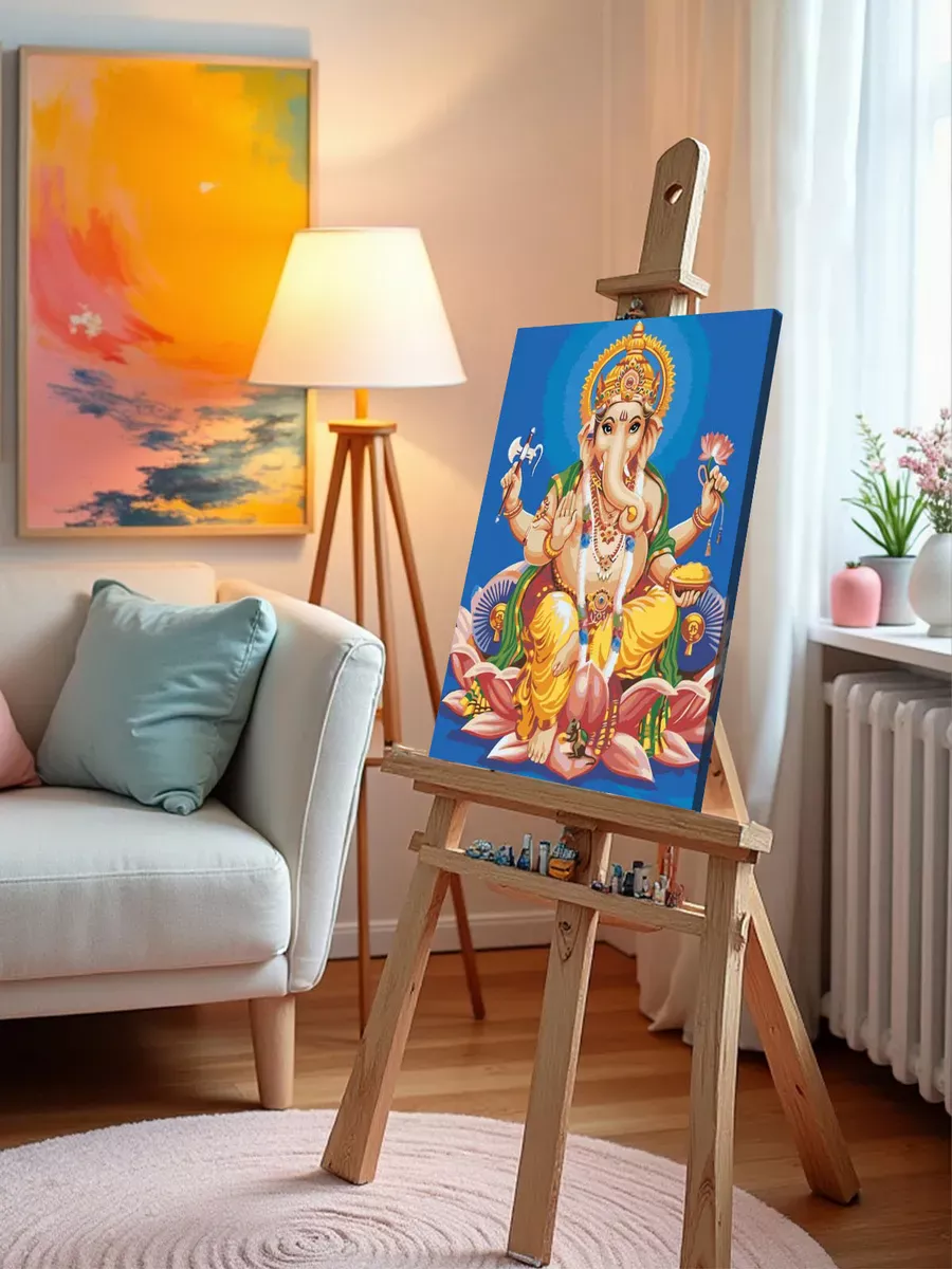 Картина по номерам «Ганеша» — картинка 10