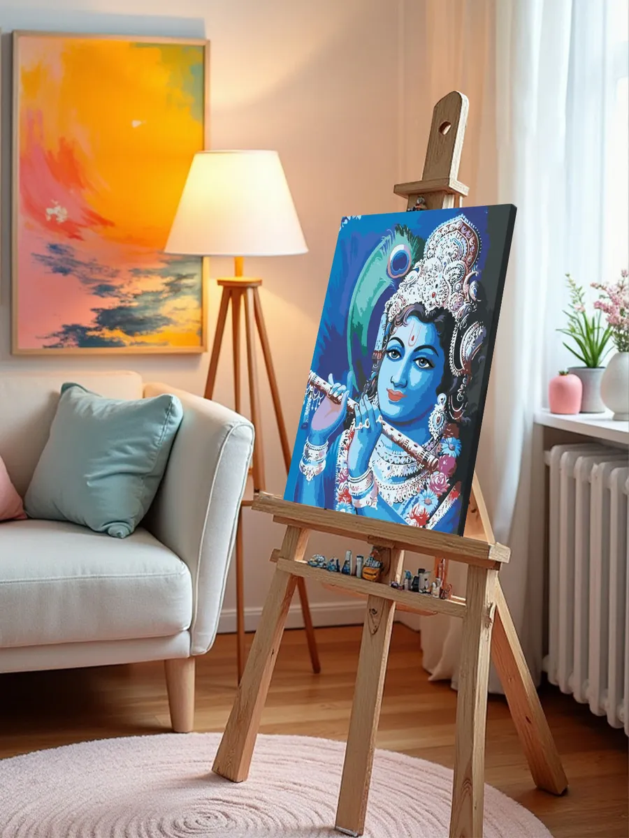 Картина по номерам «Кришна» — картинка 10