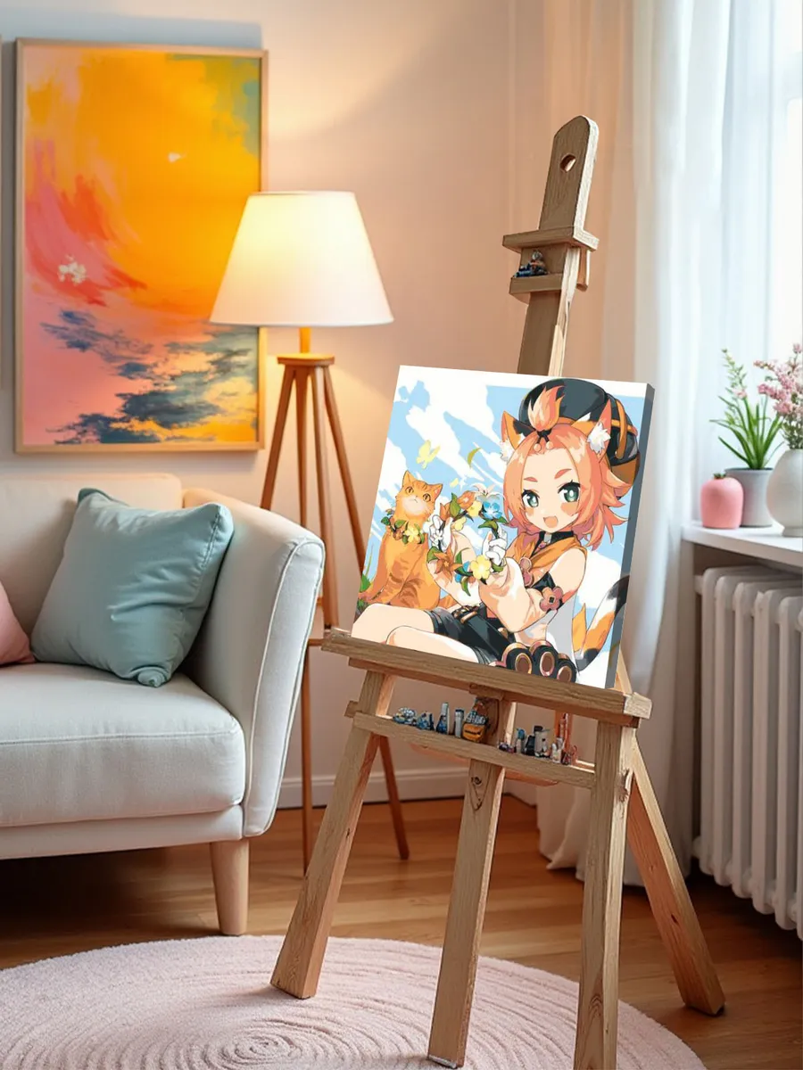 Картина по номерам «Genshin Impact Геншин Импакт: Диона» — картинка 10