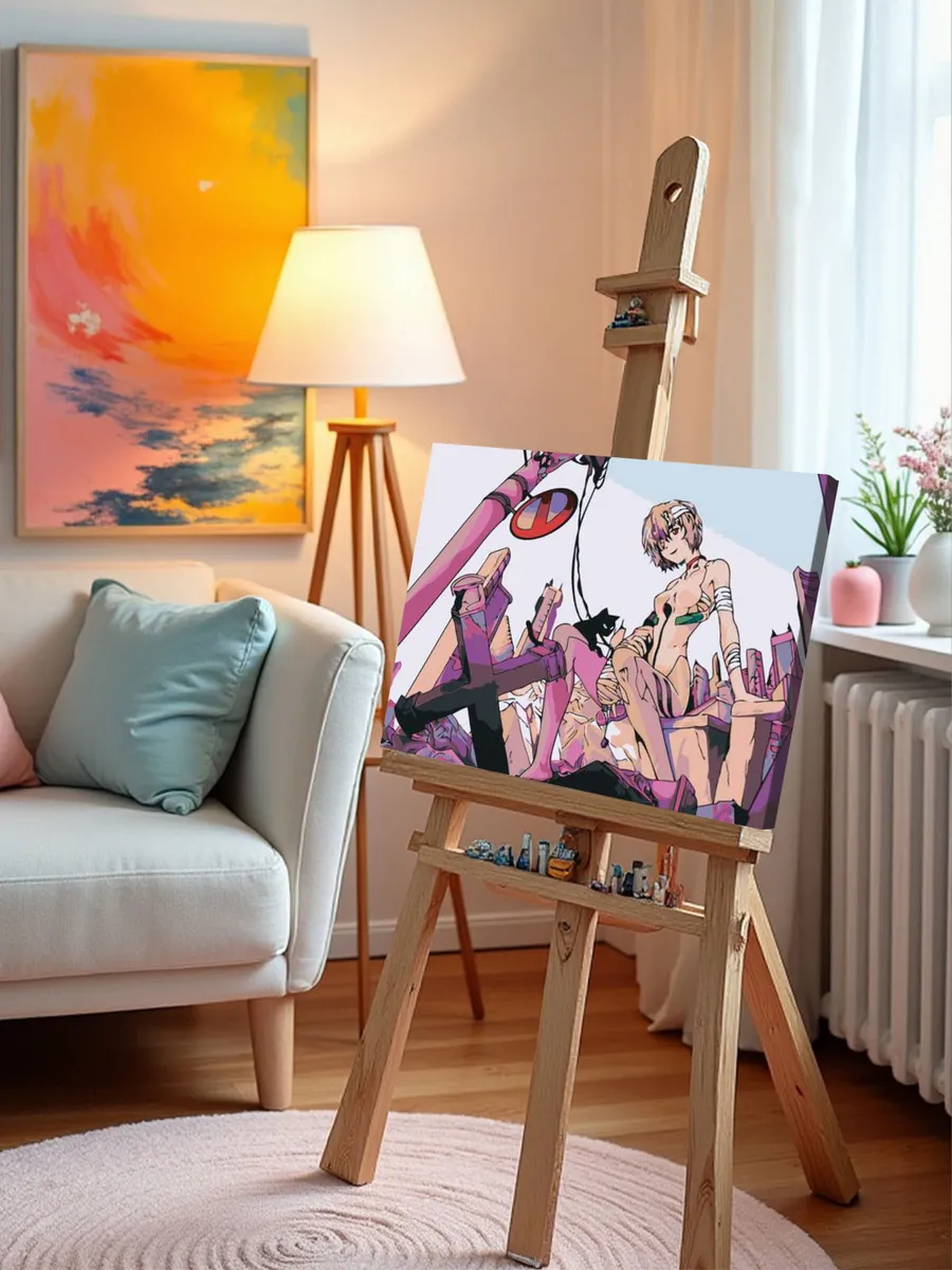 Картина по номерам «Evangelion Евангелион: Рей Аянами 3» — картинка 10