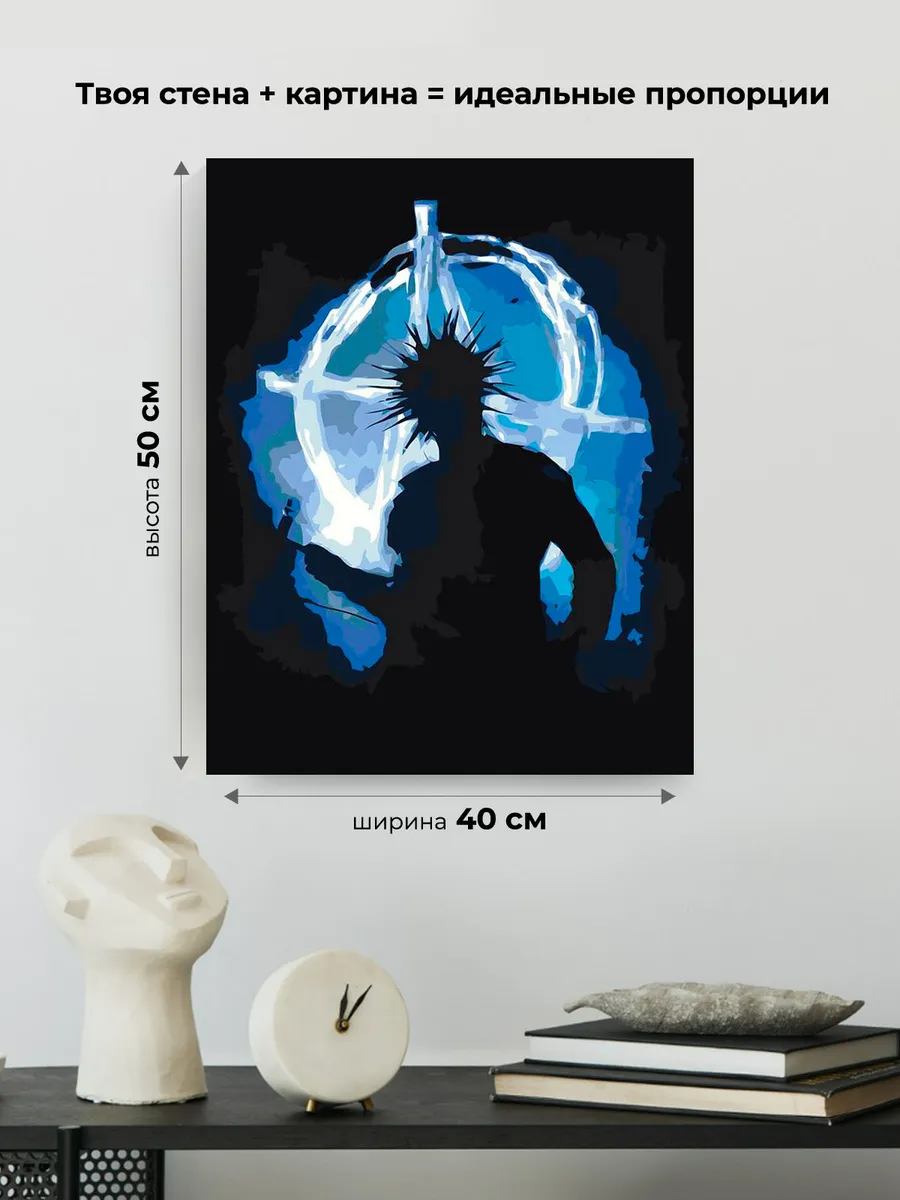 Картина по номерам «КиШ Король и Шут: Арт 1» — картинка 3