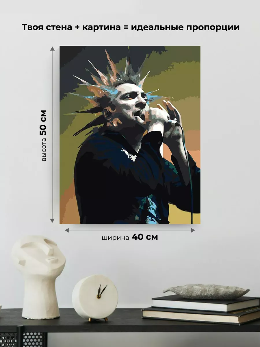 Картина по номерам «КиШ Король и Шут: Михаил Горшенев 5» — картинка 3