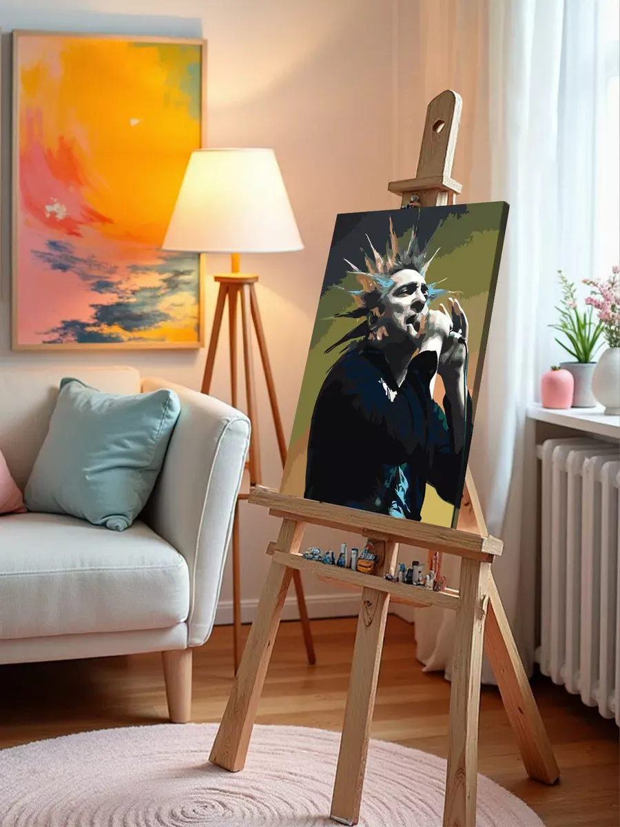 Картина по номерам «КиШ Король и Шут: Михаил Горшенев 5» — картинка 9