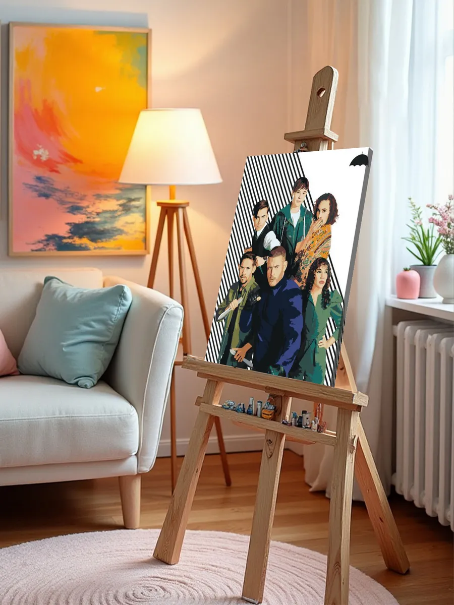 Картина по номерам «Академия Амбрелла: Герои 3» — картинка 9