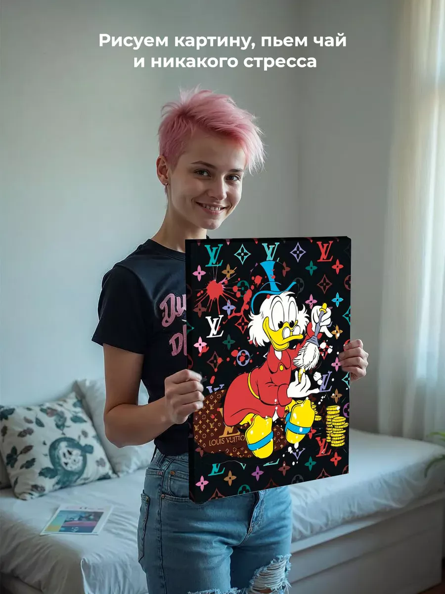 Картина по номерам «Скрудж МакДак и деньги 3» — картинка 6