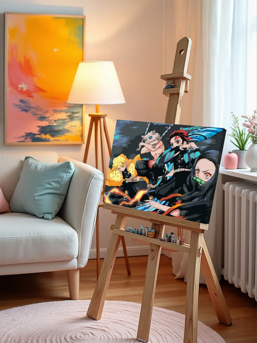 Картина по номерам «Клинок рассекающий демонов: Персонажи» — картинка 9