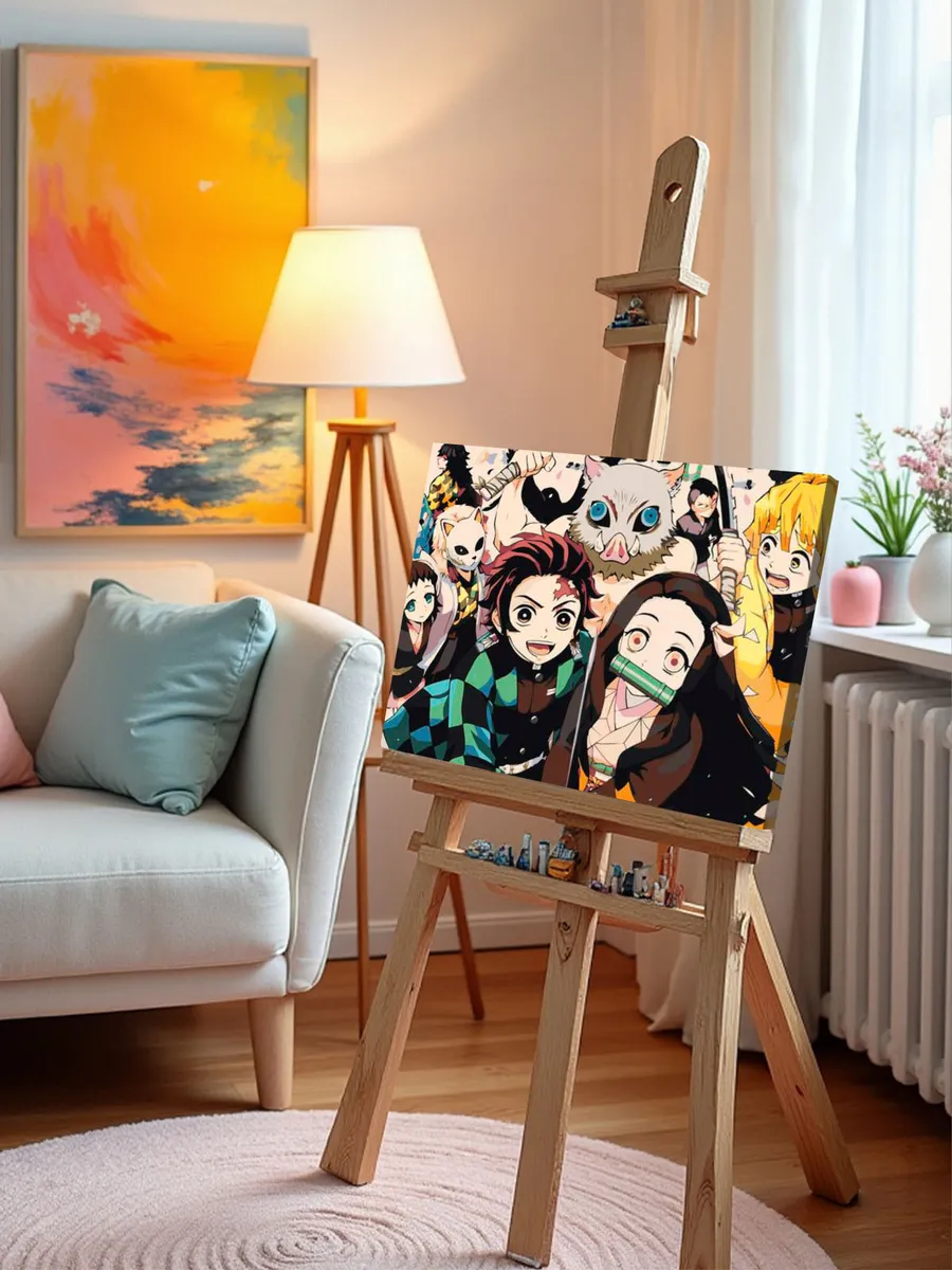 Картина по номерам «Клинок рассекающий демонов: Персонажи 2» — картинка 9