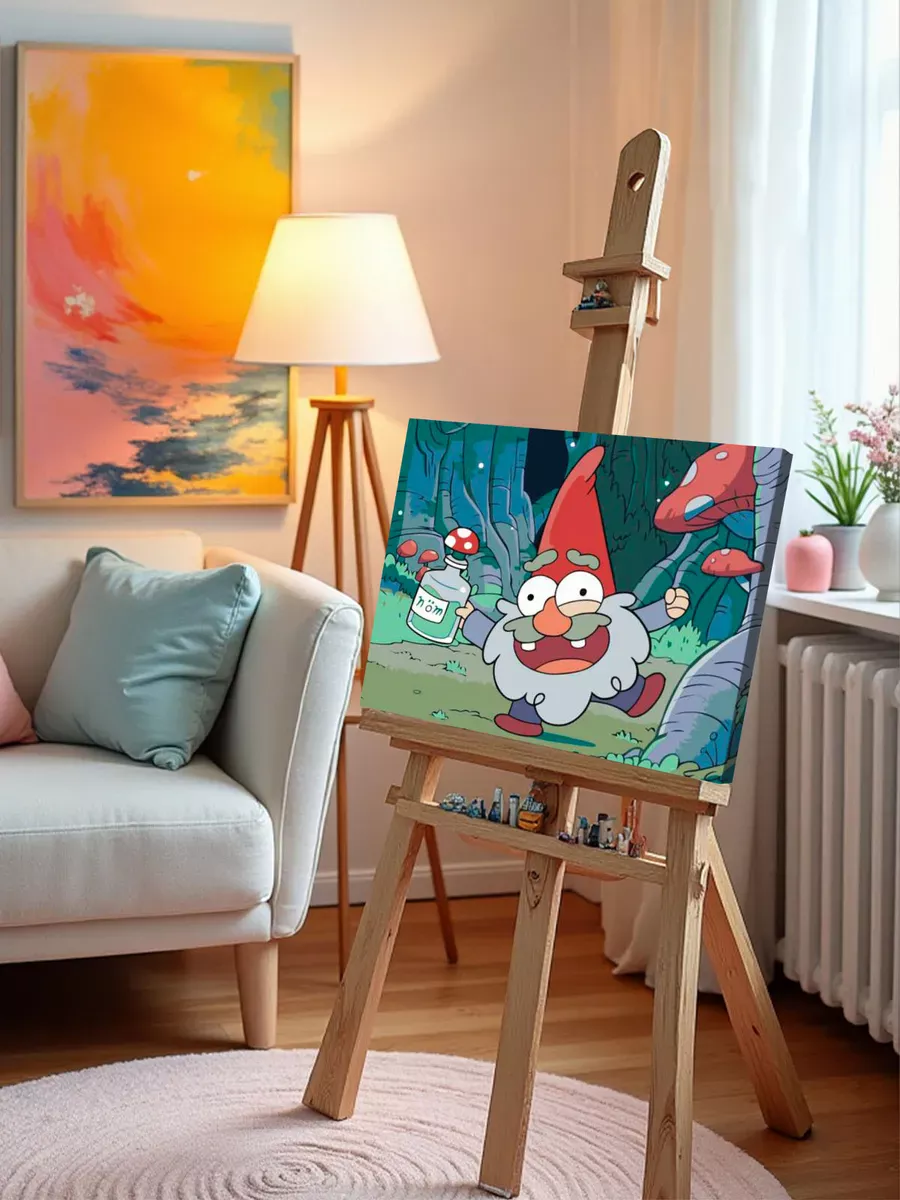 Картина по номерам «Gravity Falls Гравити Фолз: Гном 2» — картинка 10
