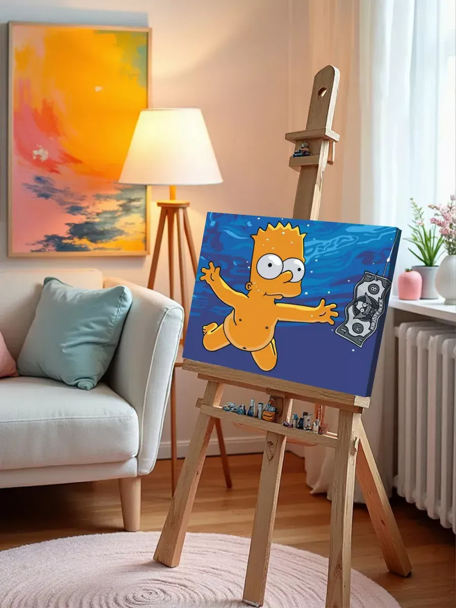 Картина по номерам «Simpsons Симпсоны: Барт Нирвана» — картинка 10