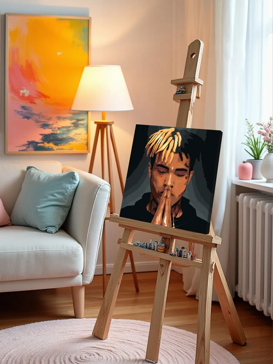 Картина по номерам «XXXTENTACION 7» — картинка 9