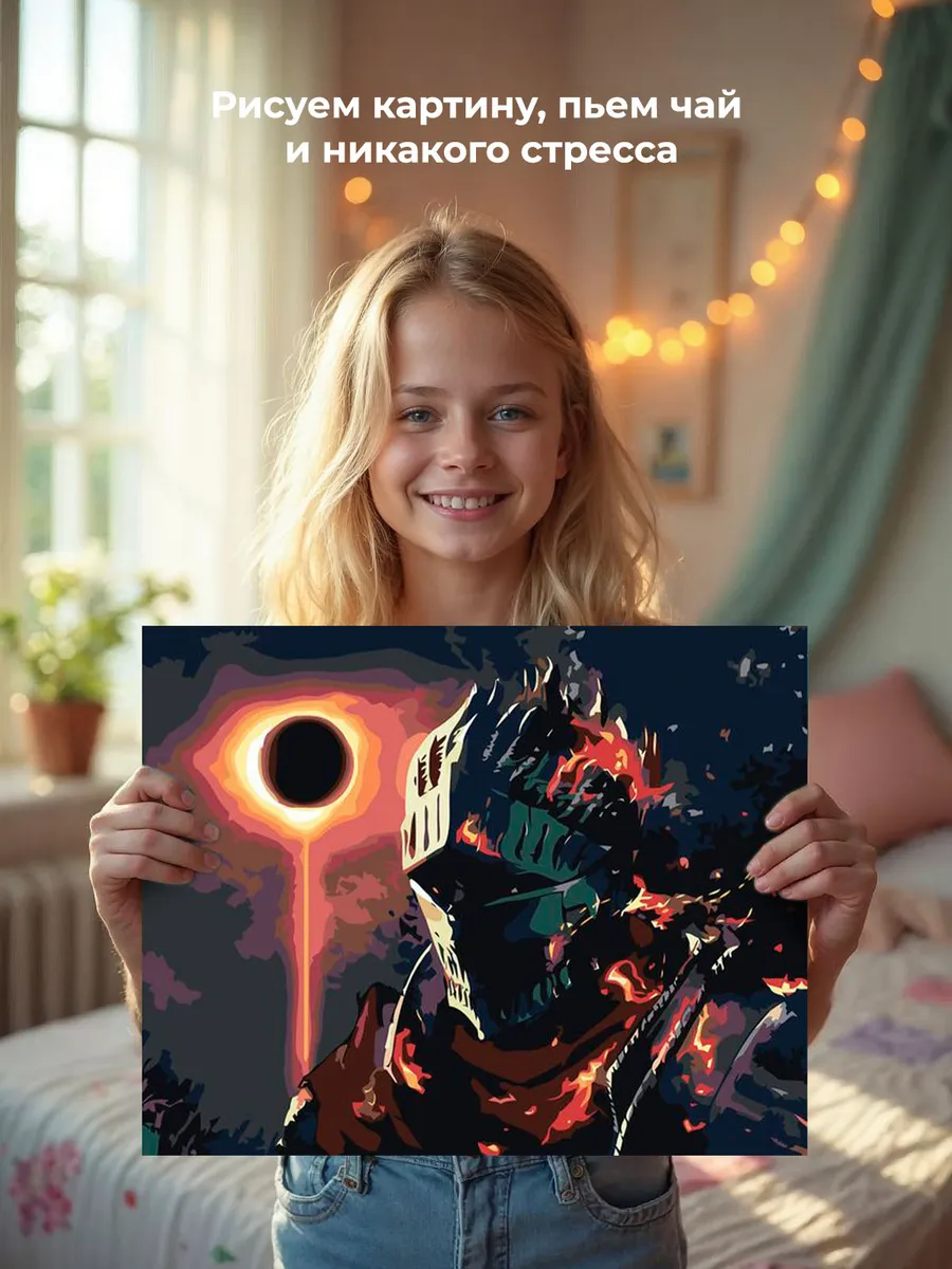 Картина по номерам «Dark Souls Дарк Соулс: Душа пепла 2» — картинка 7