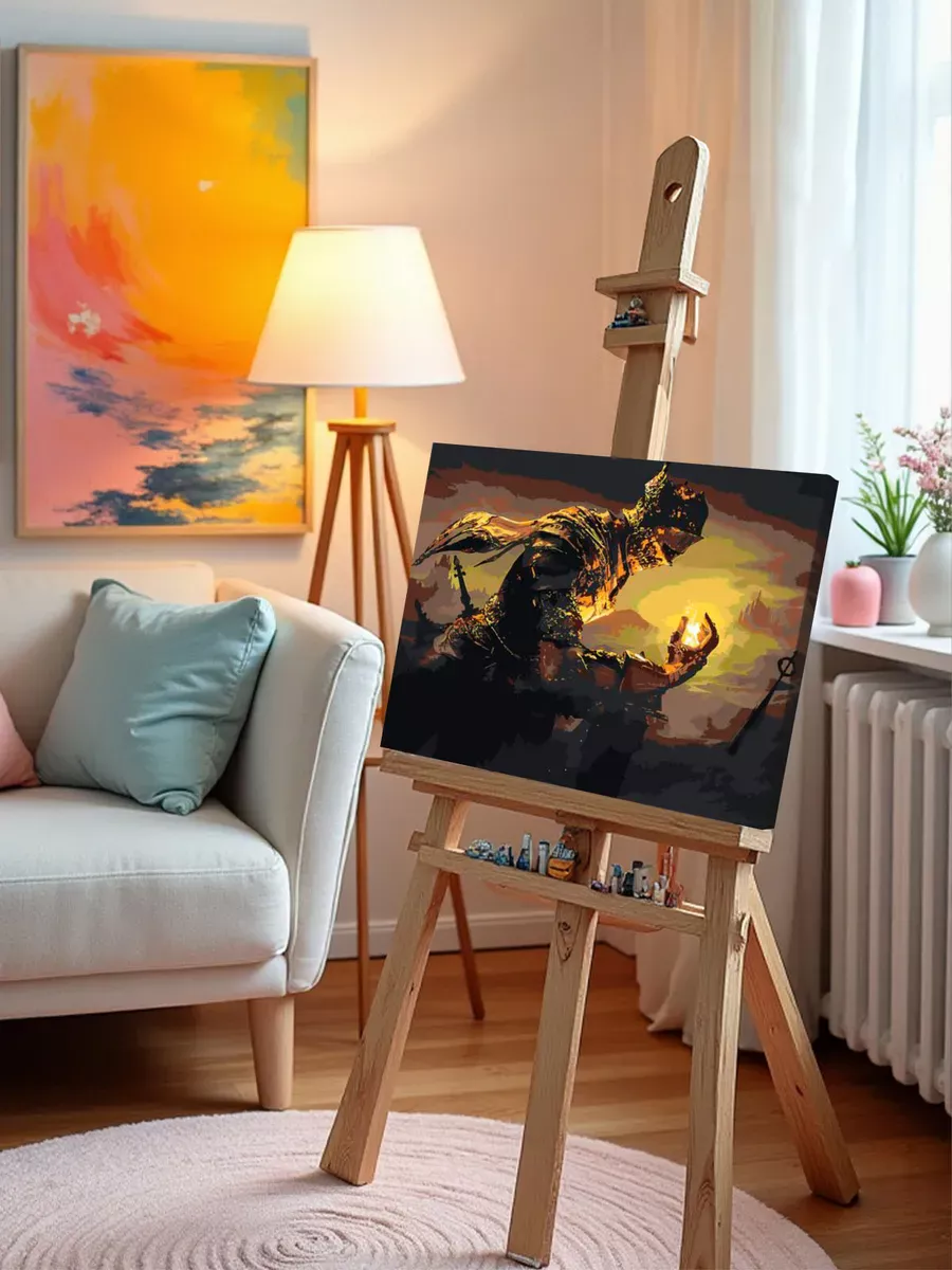 Картина по номерам «Dark Souls Дарк Соулс: Душа пепла 3» — картинка 10