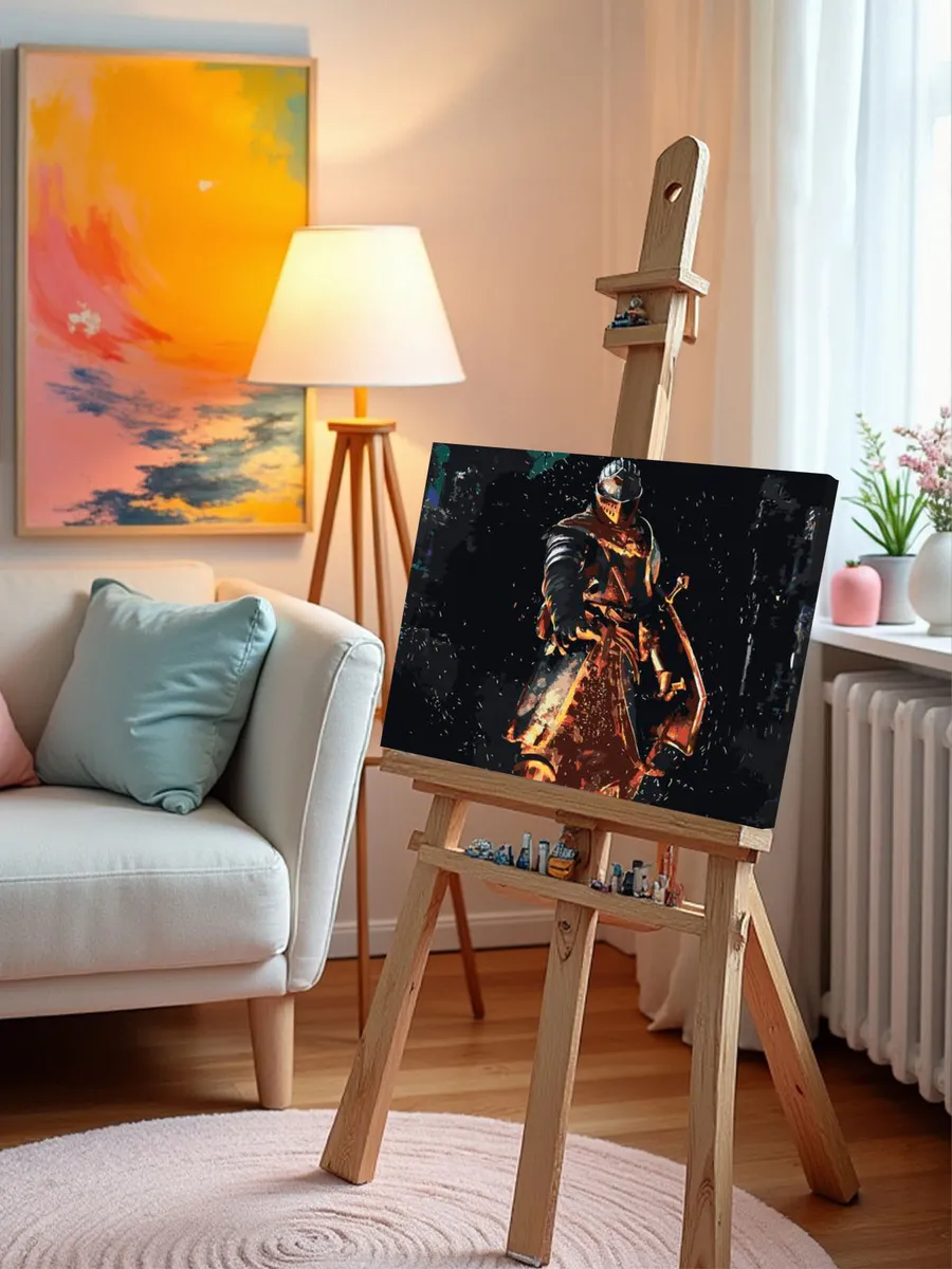 Картина по номерам «Dark Souls Дарк Соулс: Рыцарь» — картинка 10
