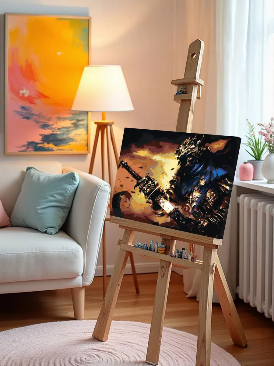 Картина по номерам «Dark Souls Дарк Соулс: Арториас 2» — картинка 9