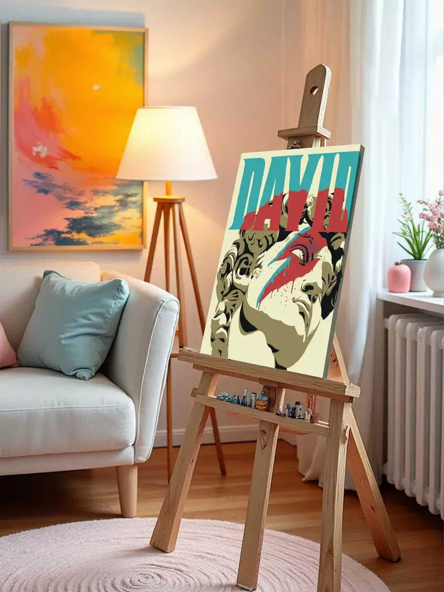 Картина по номерам «Античные статуи: Давид Боуи» — картинка 9