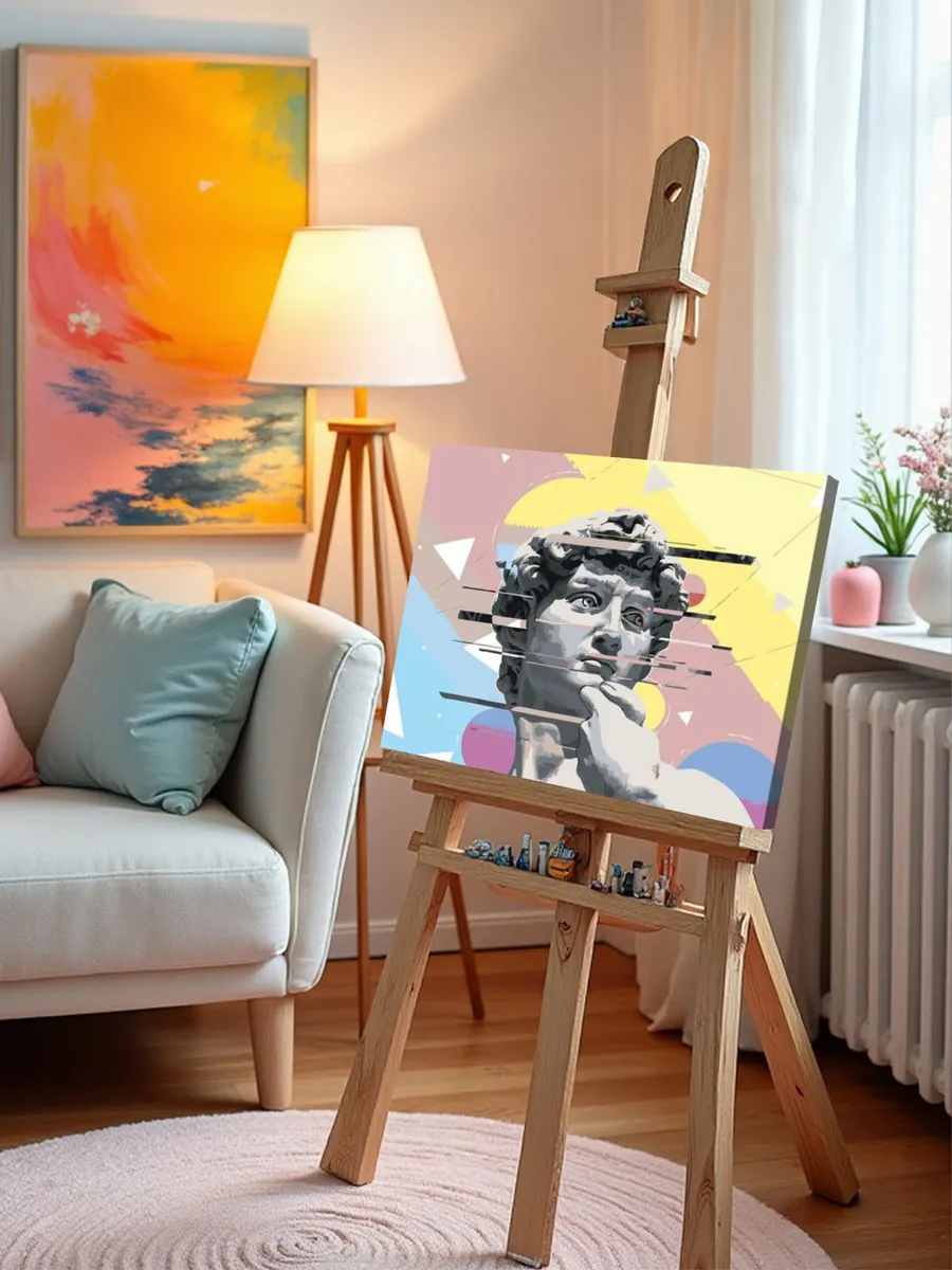 Картина по номерам «Античные статуи: Давид Арт 4» — картинка 10