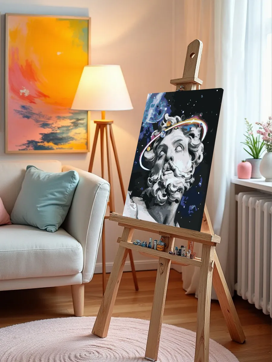 Картина по номерам «Античные статуи: Посейдон Арт» — картинка 9