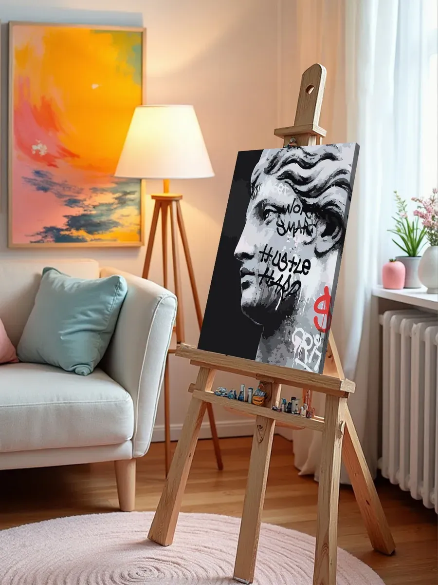 Картина по номерам «Античные статуи: Венера граффити 2» — картинка 10