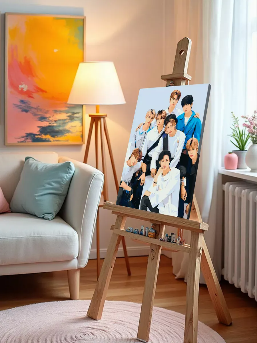 Картина по номерам «Stray Kids Стрей Кидс: Группа» — картинка 10