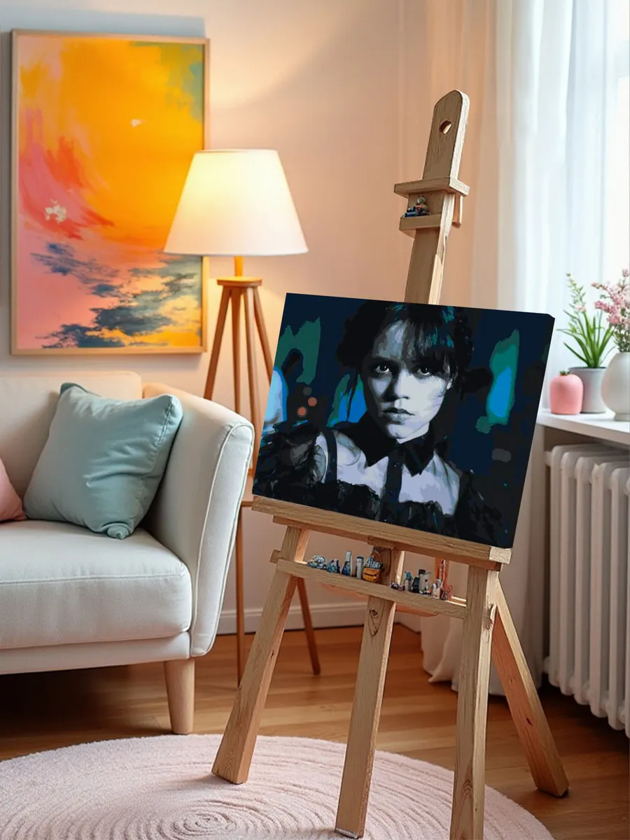 Картина по номерам «Wednesday Уэнсдей Аддамс: Танец на балу 2» — картинка 9