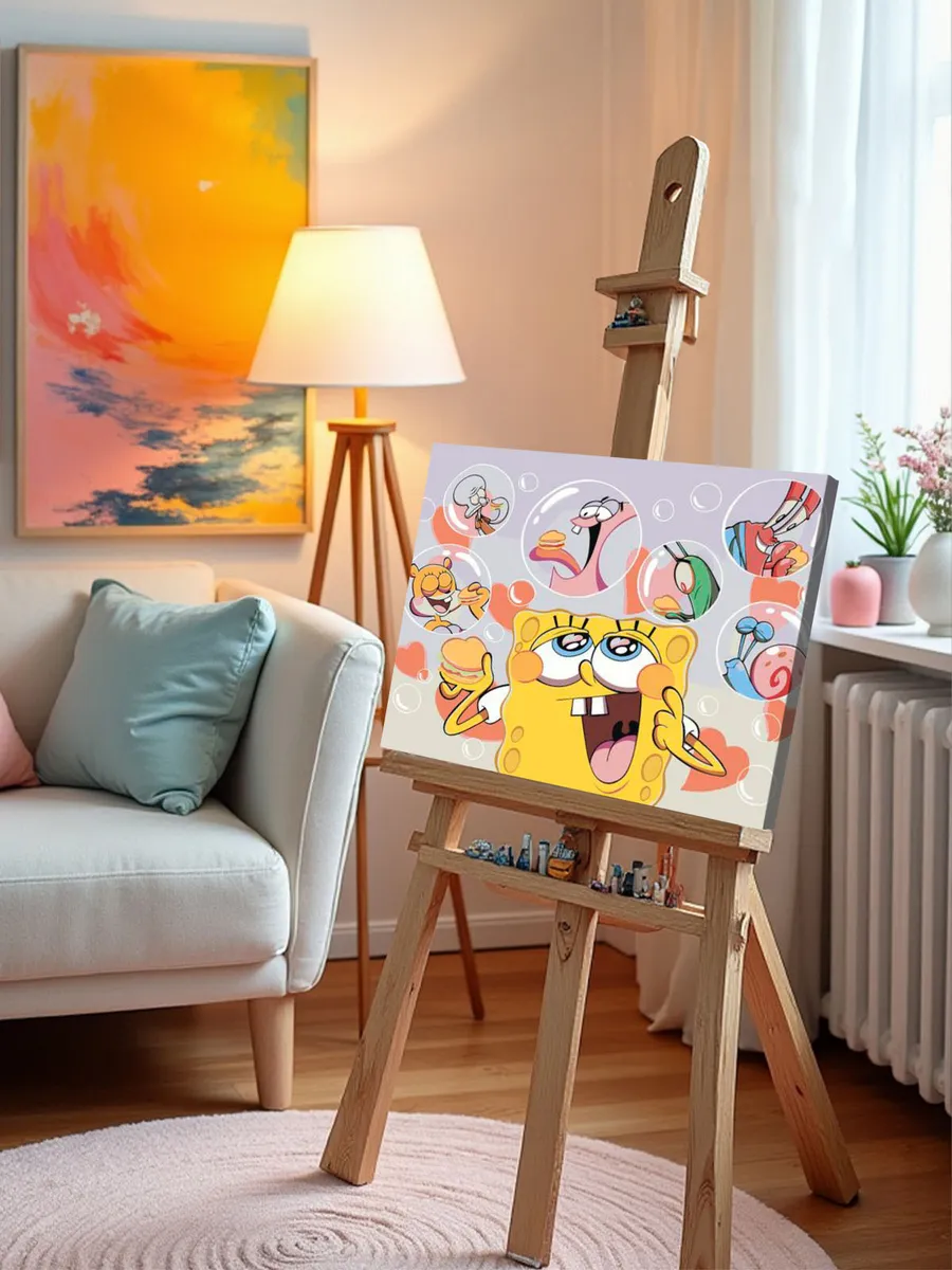 Картина по номерам «Губка Спанч Боб и друзья 5» — картинка 9