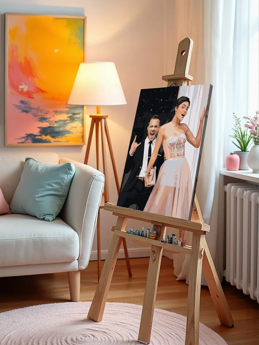 Картина по номерам «Постучись в мою дверь: Эда и Серкан Болат свадьба» — картинка 10