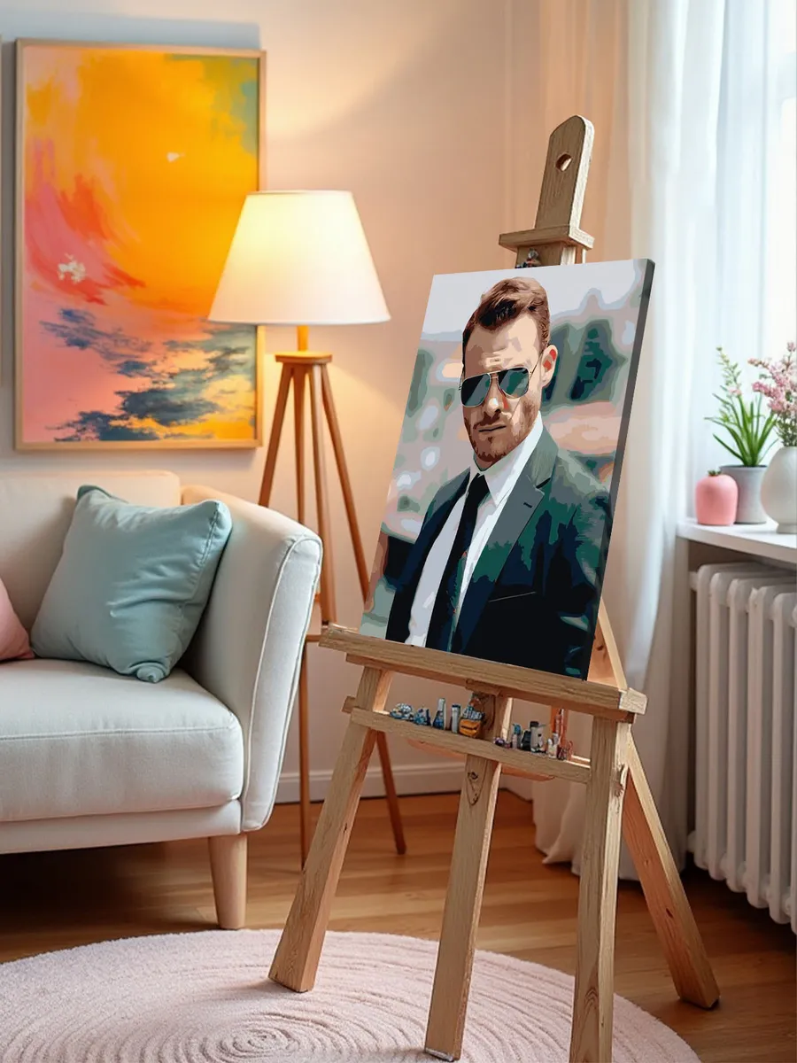 Картина по номерам «Постучись в мою дверь: Серкан Болат 2» — картинка 10