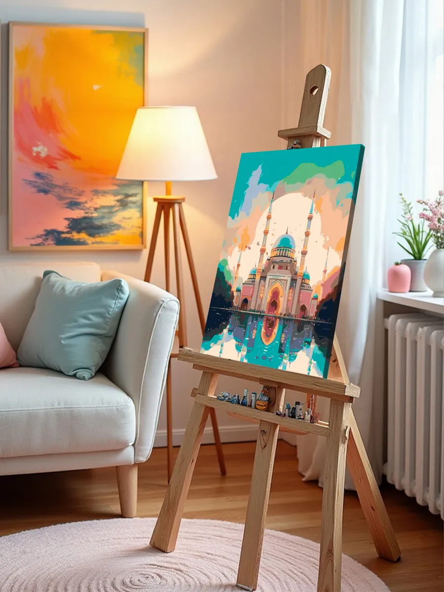 Картина по номерам «Сказочная мечеть на закате» — картинка 10