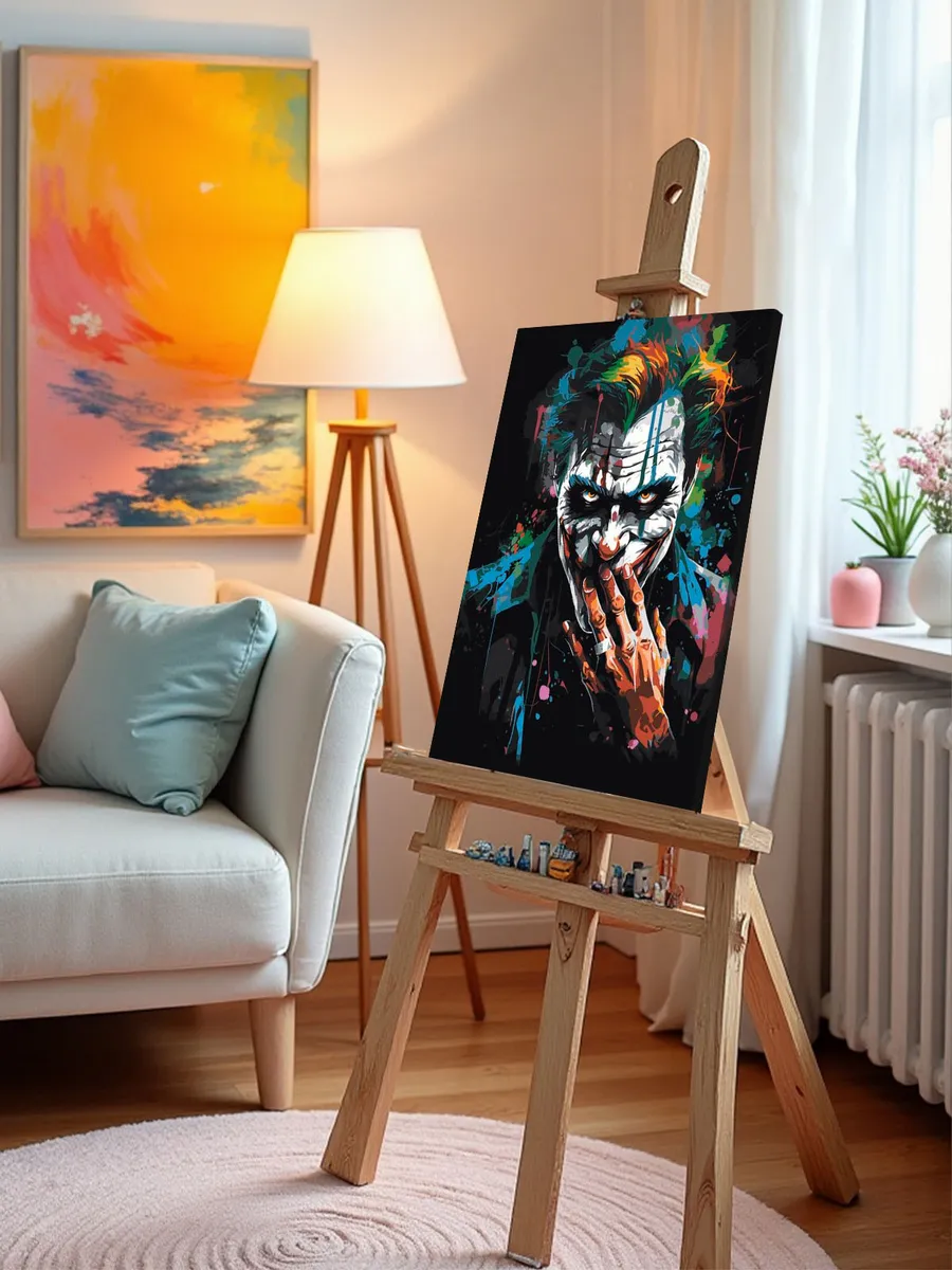 Картина по номерам «Джокер Joker: Злобный взгляд» — картинка 10