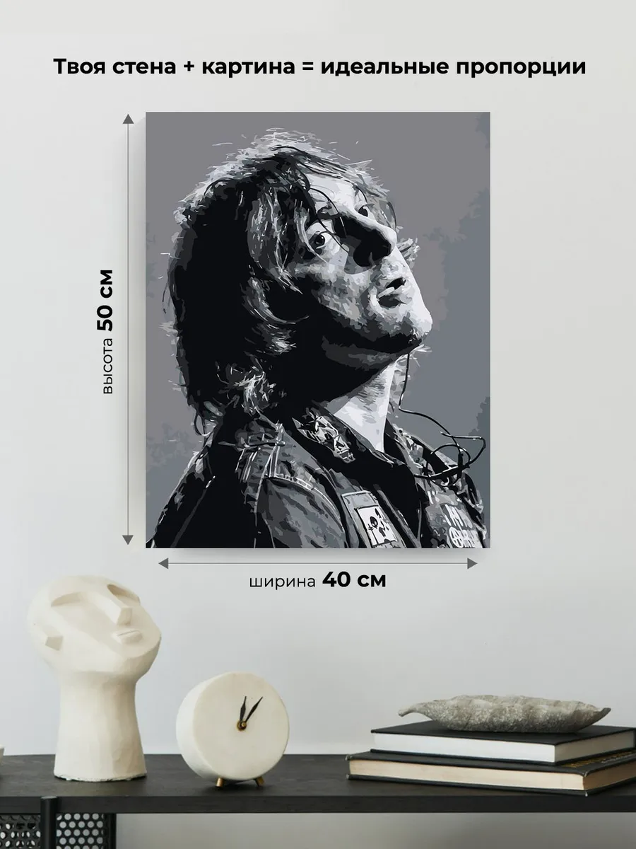 Картина по номерам «КиШ Король и Шут: Михаил Горшенев 1» — картинка 3