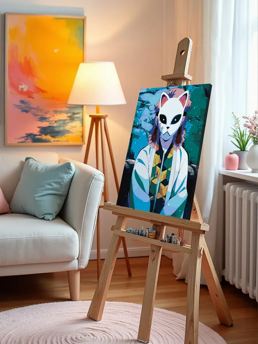 Картина по номерам «Клинок рассекающий демонов: Сабито» — картинка 9