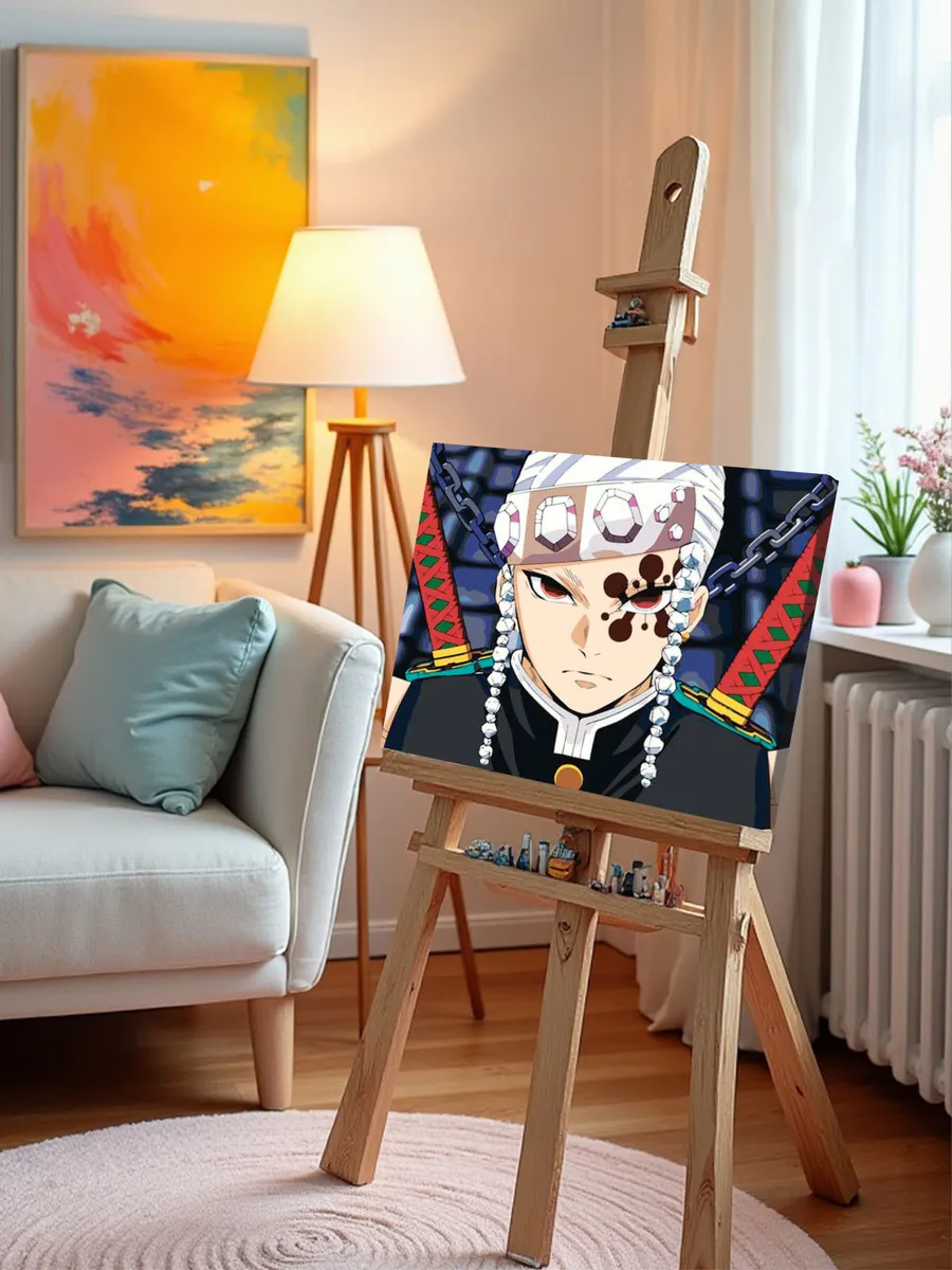 Картина по номерам «Клинок рассекающий демонов: Тенген Узуй» — картинка 9