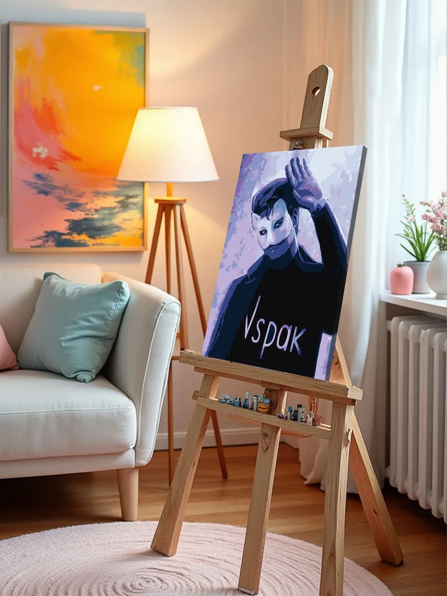 Картина по номерам «Vspak: В маске 3» — картинка 9