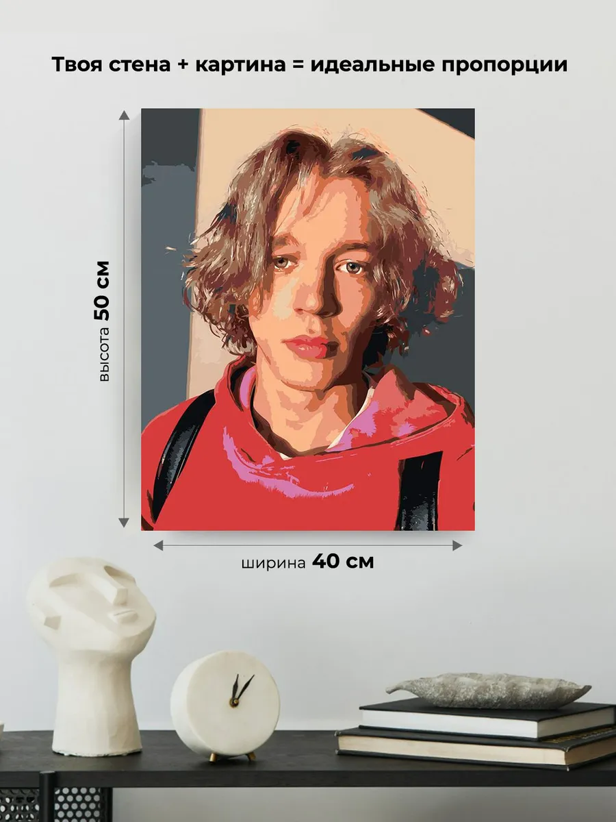 Картина по номерам «Твич стримеры Хазяева: Саша Парадеевич» — картинка 3