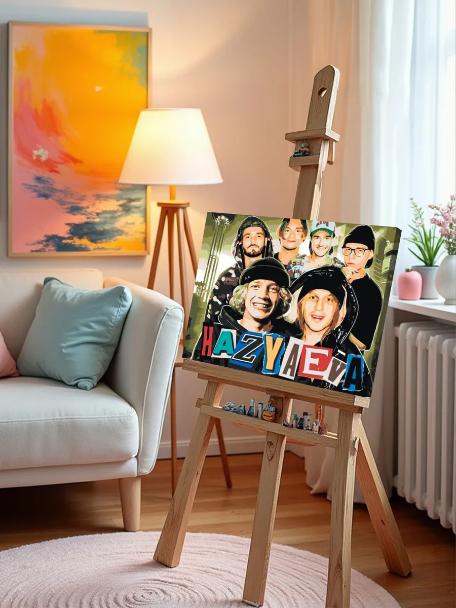 Картина по номерам «Твич стримеры Хазяева: Сквад» — картинка 10