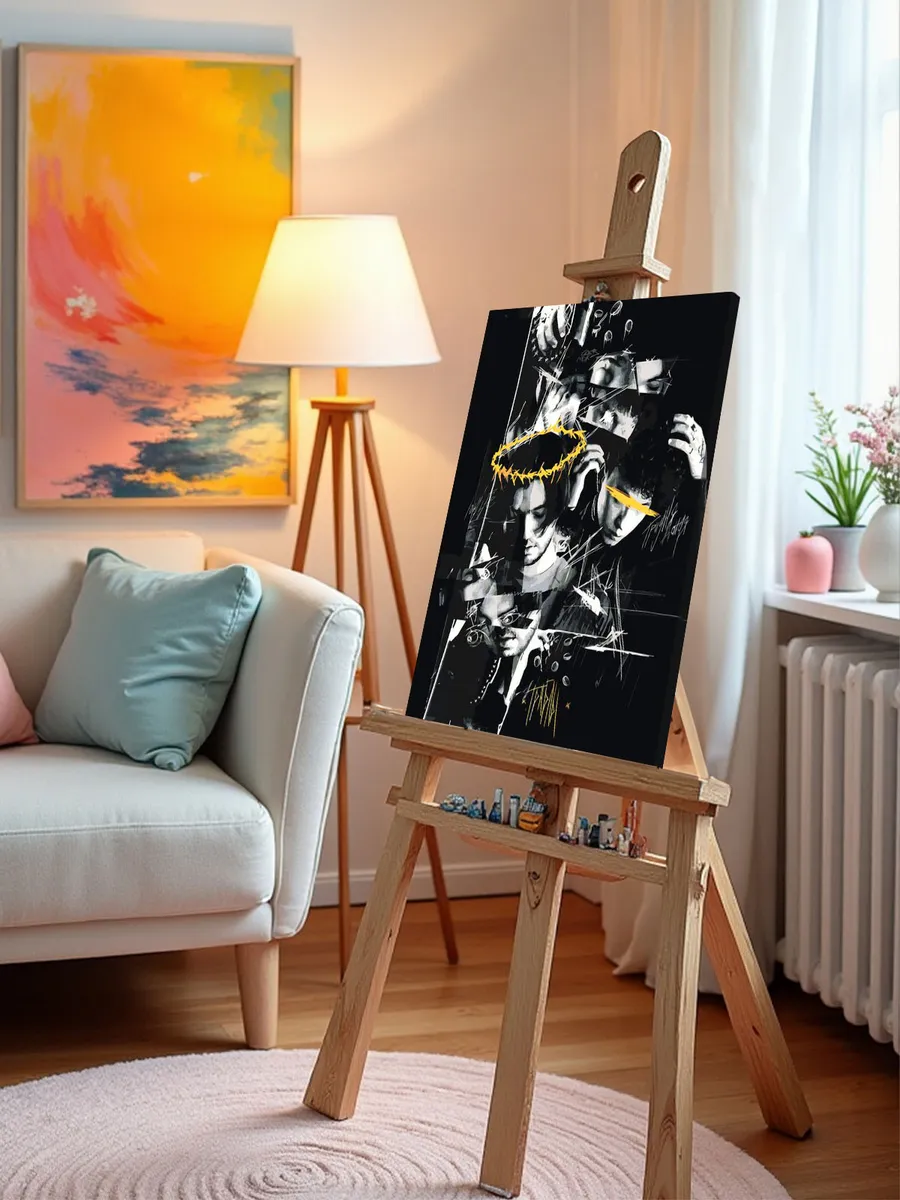 Картина по номерам «Три дня дождя: Глеб и lowlife Траблы» — картинка 9